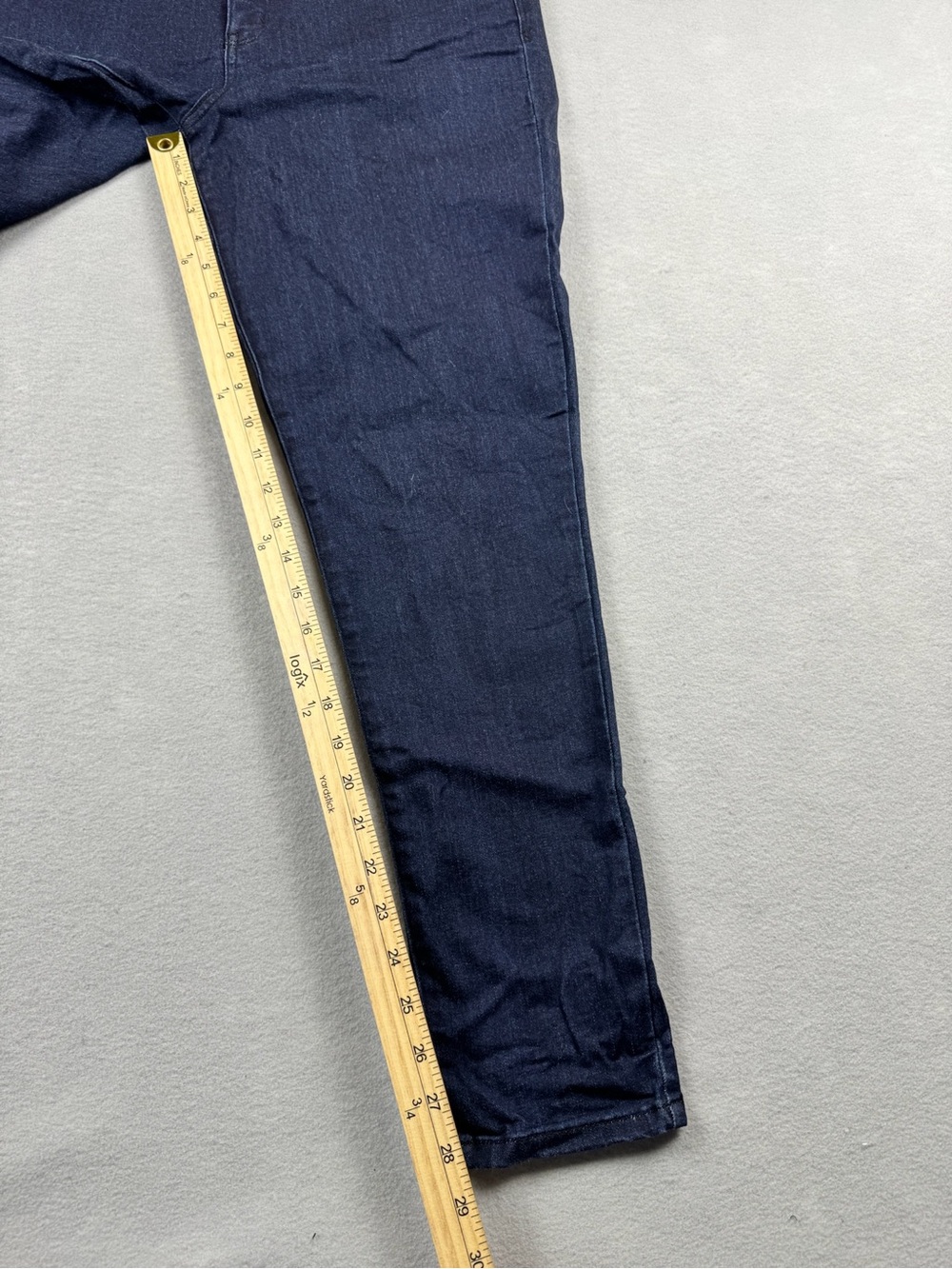 Democracy AB Solution Classic Dark Blue Women's Jeans Size 14 Slimming Skinny - Picture 12 of 13
